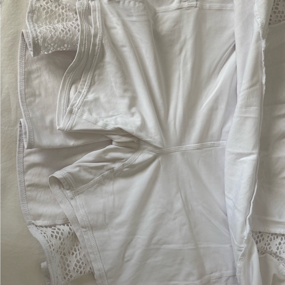 Lilly Pulitzer Coquina Tennis Skort Tennis Monkey Knit Jacquard Resort White - Picture 8 of 8